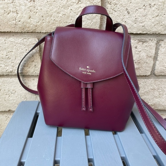 NWT Kate Spade Backpack Burgundy​​​​​ - Picture 2 of 11